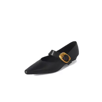 Туфли AIQINISHA Mary Jane Shoes Women's, золотой