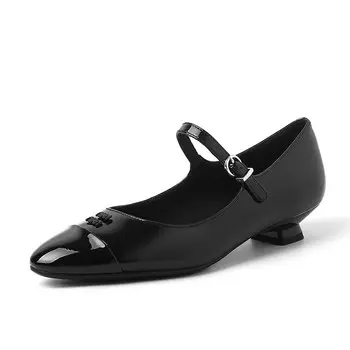 Туфли AIQINISHA Mary Jane Shoes Women's, серебряный