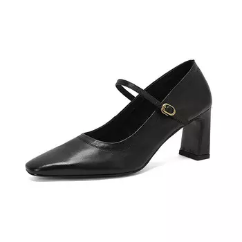 Туфли AIQINISHA Mary Jane Shoes Women's, черный