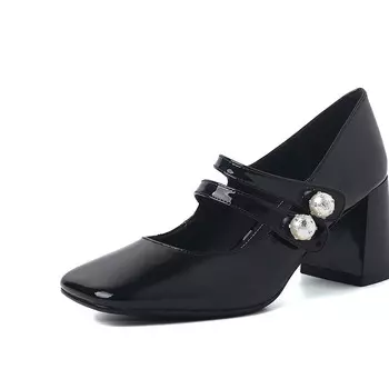 Туфли AIQINISHA Mary Jane Shoes Women's, золотой