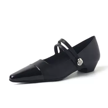 Туфли AIQINISHA Mary Jane Shoes Women's, цвет Apricot