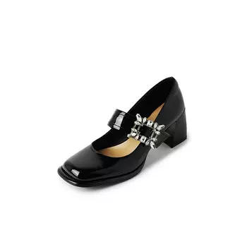 Туфли AIQINISHA Mary Jane Shoes Women's, черный