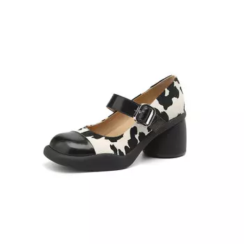 Туфли AIQINISHA Mary Jane Shoes Women's, черный