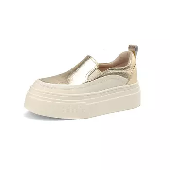Туфли AIQINISHA Women's Casual Shoes Women's, золотой