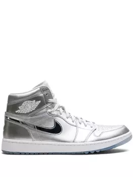 Туфли Air 1 High Gift Giving Jordan, серебристый