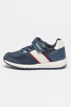 Туфли Alben из экокожи и липучки Geox, красный