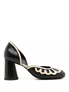 Туфли Alexis 65 с закругленным носком Sarah Chofakian, черный