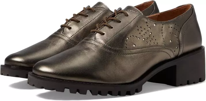 Туфли Alice Brogue Oxford Johnston & Murphy, цвет Bronze Metallic Sheepskin
