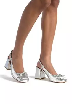 Туфли Alma en Pena, серебряный