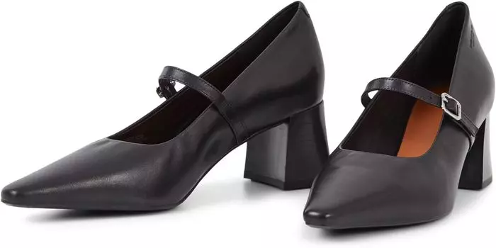 Туфли Altea Leather Maryjane Vagabond Shoemakers, черный