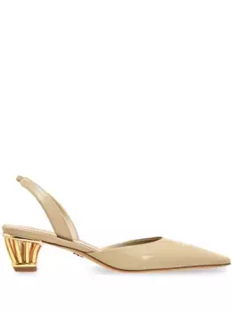 Туфли Alyssa с ремешком на пятке Ferragamo, нейтральный