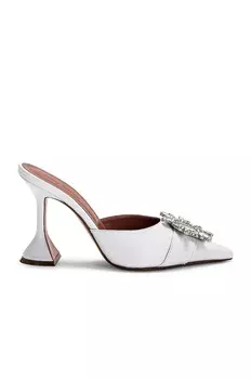 Туфли Amina Muaddi Begum, цвет Nappa White