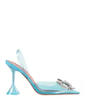 Туфли Amina Muaddi, бирюзовый
