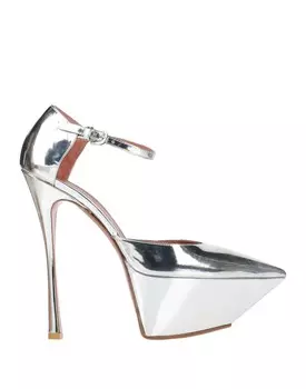 Туфли Amina Muaddi, серебро