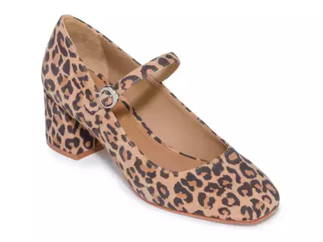 Туфли Ancona Mary Jane Pump Bernardo, цвет sandcheetahprint