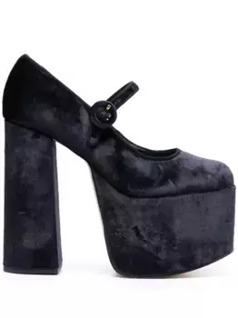 Туфли Angelou 150 на платформе Cult Gaia, синий