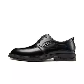 Туфли AOKANG Dress Shoes Men Low-Top, черный