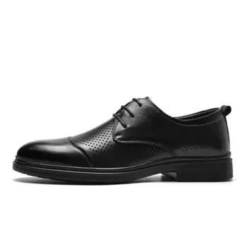Туфли AOKANG Dress Shoes Men Low-Top Black