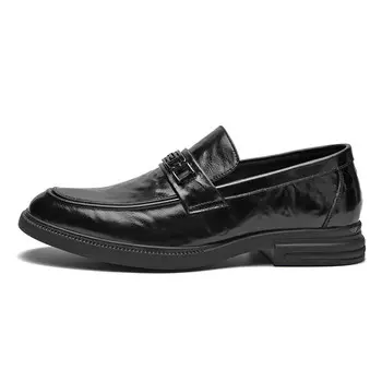 Туфли AOKANG Dress Shoes Men Low-Top Black