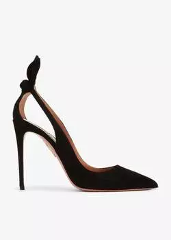 Туфли Aquazzura Bow Tie, черный