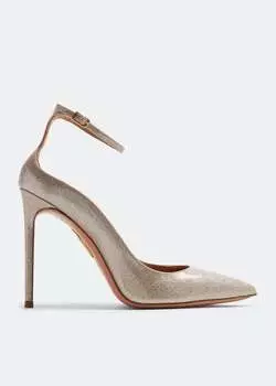 Туфли Aquazzura Love Affair, металлик