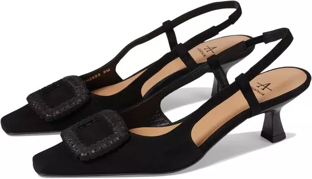 Туфли Arabella Suede Slingback Aquatalia, черный