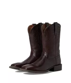 Туфли Ariat Sport Wide Square Toe Cowboy Boots, цвет Burnished Chocolate