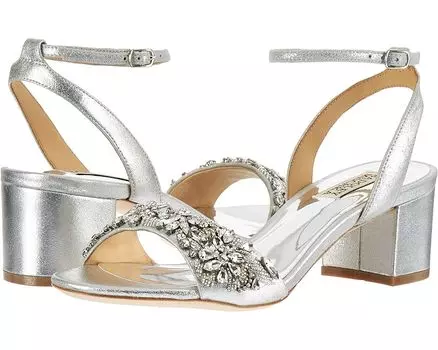 Туфли Badgley Mischka Ivanna, цвет Silver Metallic Suede