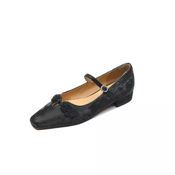 Туфли Bai Shiting Mary Jane Shoes Women's, цвет Apricot