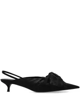 Туфли Balenciaga с бантом, черный