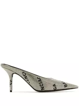 Туфли Balenciaga Square Knife 80 мм, серый