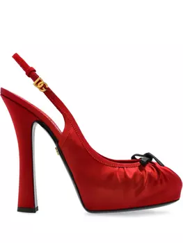 Туфли-балетки 105 мм Dolce & Gabbana, красный