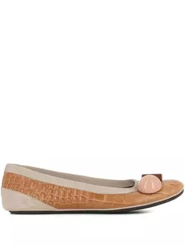 Туфли-балетки Бекки Dove Nuotano Gli Squali, нейтральный