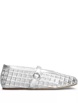 Туфли-балетки Гвен 3juin, серебряный