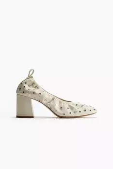 Туфли-Балетки с заклепками H&M, мультиколор