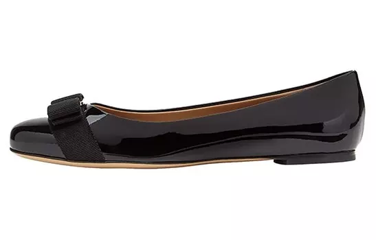 Туфли-балетки Varina Ferragamo, черный