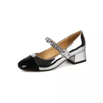 Туфли BalletCat Mary Jane Shoes Women's, серебряный