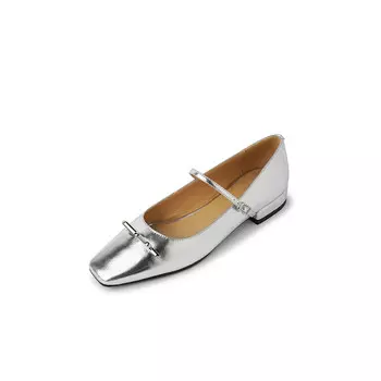 Туфли BalletCat Mary Jane Shoes Women's, серебряный