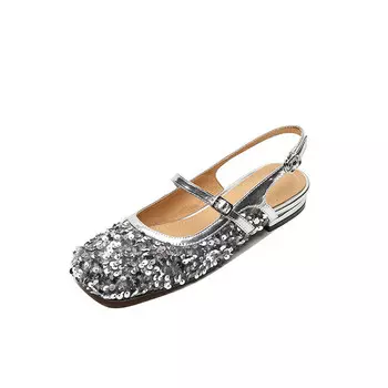 Туфли BalletCat Women's Casual Shoes Women's, серебряный