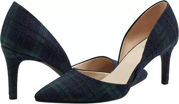 Туфли Bandolino Grenow D’Orsay Pump, цвет Navy/Green Plaid