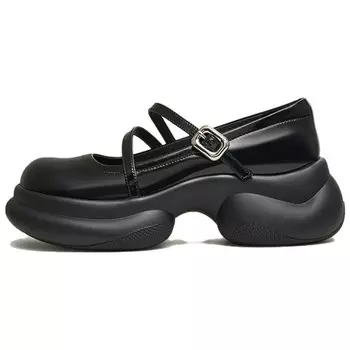 Туфли BASTO Mary Jane Shoes Women's, серебряный