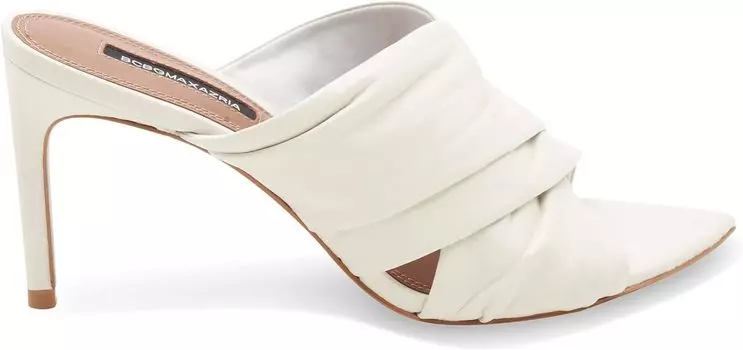 Туфли BCBGMAXAZRIA Dixie Leather Mule, цвет Optic White