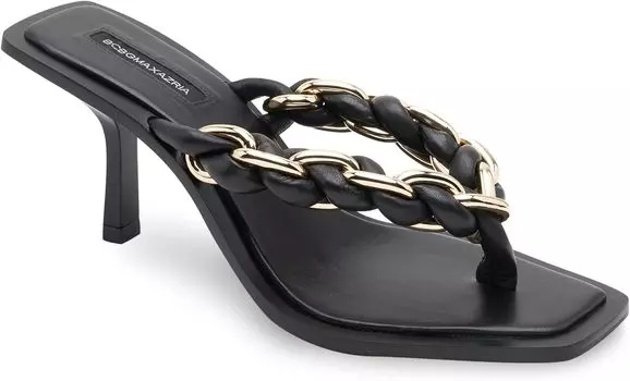 Туфли BCBGMAXAZRIA Mistia Chain Sandal, черный