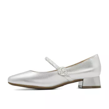 Туфли BELLE Mary Jane Shoes Women's, серебряный