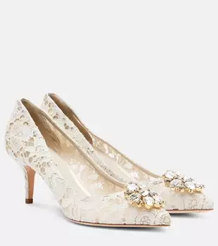 Туфли Bellucci с кружевом и декором Dolce&Gabbana, Ice
