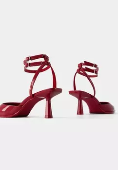 Туфли Bershka, красный