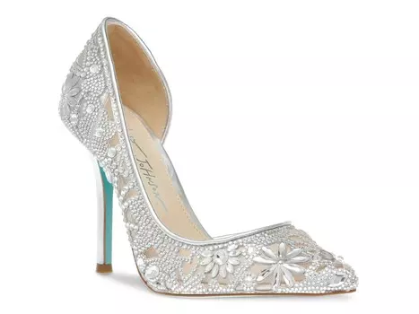 Туфли Betsey Johnson Chic, серебряный