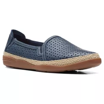Туфли без застежки Elaina ruby от Clarks, navy leather