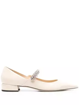 Туфли Bing с кристаллами Jimmy Choo, бежевый