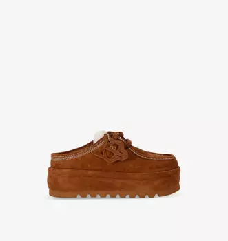 Туфли Blizzard из замши с подкладкой из овчины Naked Wolfe, коричневый